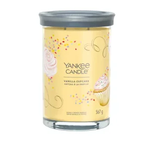 Yankee Candle Świeca zapachowa Vanilla Cupcake tumbler duży - Świece - miniaturka - grafika 1
