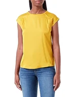 Koszulki i topy damskie - Taifun T-shirt damski, Złoty Cumin, 44 - miniaturka - grafika 1