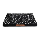 Drapaki dla kotów - Legowisko dla psa Dogguru z pianką memory, kostki, czarne - miniaturka - grafika 1