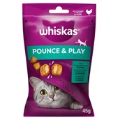 Przysmaki dla kotów - Przysmak dla kota WHISKAS Pounce & Play Kurczak 45 g - miniaturka - grafika 1
