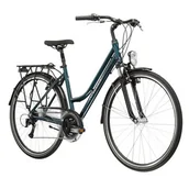 Rowery - Rower Kross Explorer 2.0 U koła 28" rama 19" turkusowy - miniaturka - grafika 1