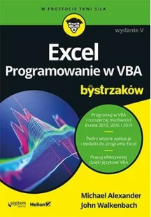 Excel. Programowanie w VBA dla bystrzaków - Aplikacje biurowe - miniaturka - grafika 2
