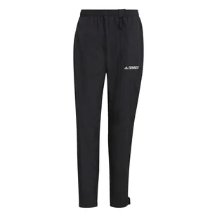 Męskie Spodnie ADIDAS MT RAIN PANT GM4774 – Czarny - Odzież trekkingowa męska - miniaturka - grafika 1