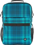 Torby na laptopy - HP Campus XL 16 7J594AA Niebiesko-Turkusowa krata - miniaturka - grafika 1