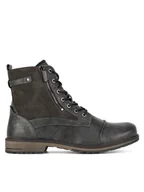 Botki męskie - Mustang Trzewiki 4157-503 BIG2 Szary - miniaturka - grafika 1