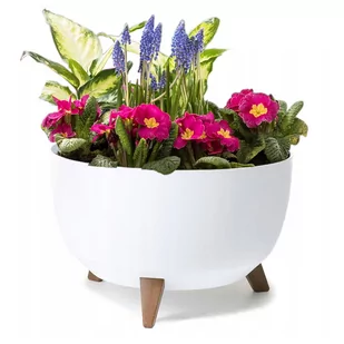 Misa ROMA 330 - biały LA798-05 LAMELA - Donice - miniaturka - grafika 1