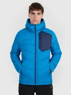 Kurtki i kamizelki sportowe męskie - 4F Kurtka puchowa trekkingowa z wypełnieniem Primaloft Silver męska - granatowa XXL - miniaturka - grafika 1