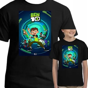 3038 KOSZULKA BEN 10 BAJKA JAKOŚĆ 152 CZARNA - Moda i Uroda OUTLET - miniaturka - grafika 1