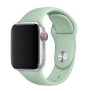 Akcesoria do smartwatchy - Fixed zestaw pasków silikonowych Silicone Strap Apple Watch 42/44/45 mm jasnoturkusowy FIXSST 434 LGTU - miniaturka - grafika 1