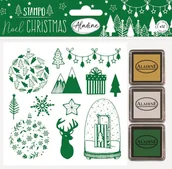 Scrapbooking - Stempelki Bożonarodzeniowe Las - miniaturka - grafika 1