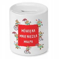 Skarbonki - Skarbonka dla Leny na Urodziny Idealny Prezent z Nadrukiem ze Zdjęciem + Opakowanie na prezent (wzór 01) - miniaturka - grafika 1