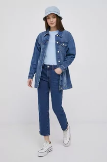 Kurtki damskie - Vero Moda kurtka jeansowa damska przejściowa - grafika 1