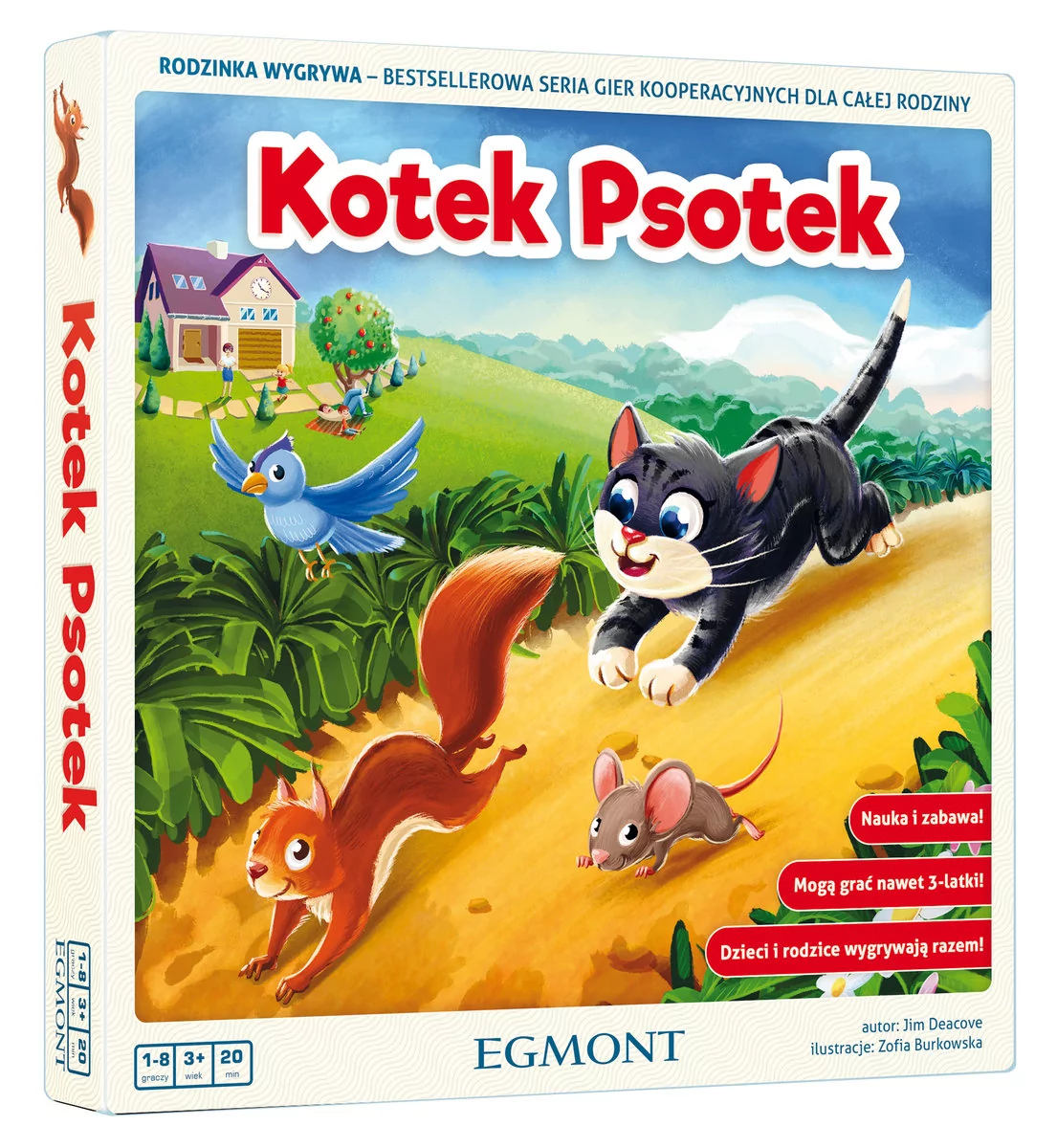 Egmont Kotek Psotek (Seria: Rodzinka Wygrywa)