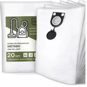 Worki do odkurzaczy - 20x Worek do Odkurzacza Metabo Asr 35 L Acp Syntetyczny Pojemny Mocny G9 - miniaturka - grafika 1