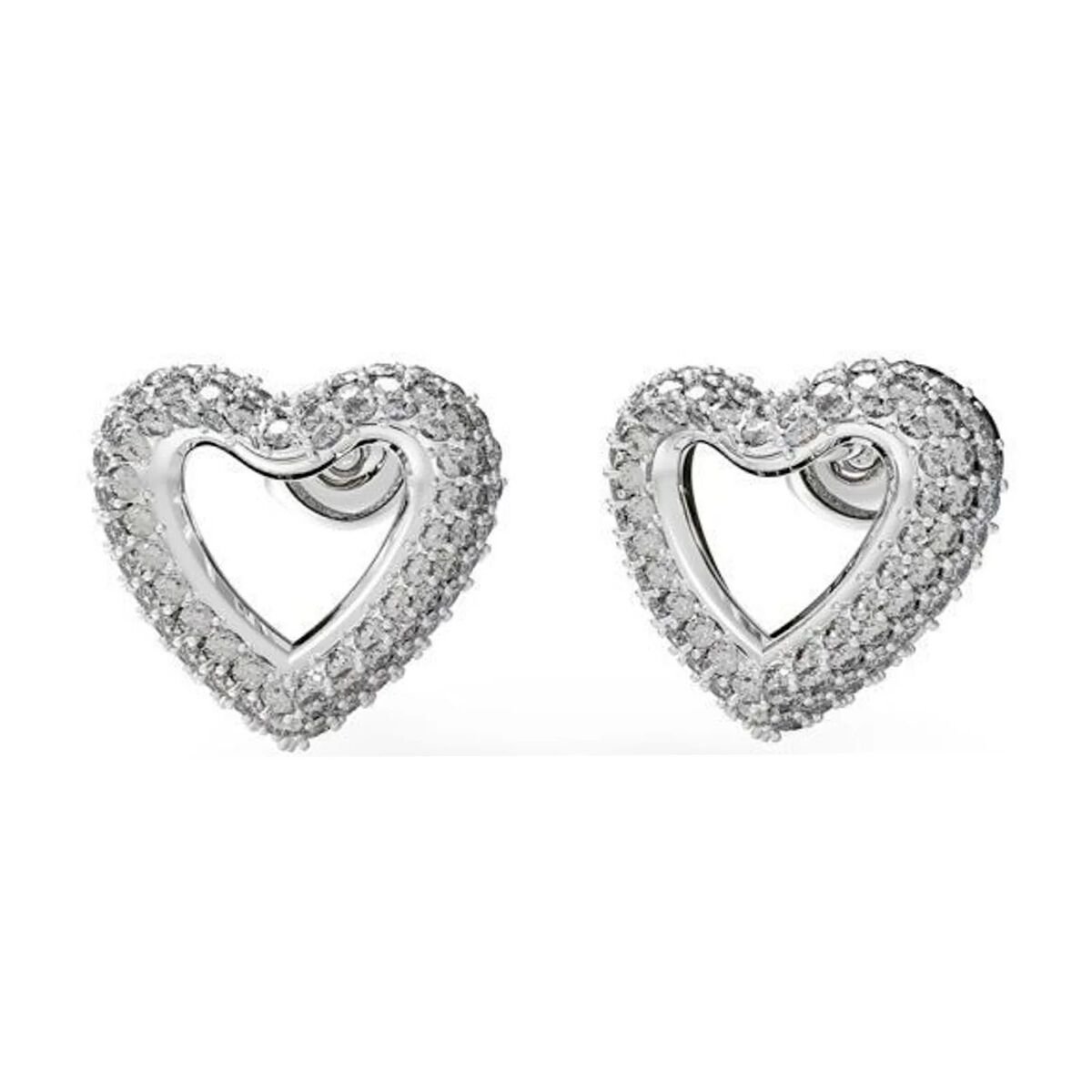 Kolczyki Damskie Guess JUBE05028JWRHT-U 1,5 cm Srebrzysty