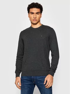 Swetry męskie - Jack&Jones PREMIUM Sweter Bluray 12192311 Szary Regular Fit - grafika 1