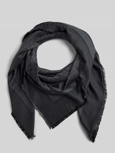 Chusta z nadrukiem z logo na całej powierzchni model ‘Tonal’ - Apaszki i szaliki damskie - miniaturka - grafika 1