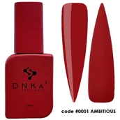 Lakiery hybrydowe - RUBBER BASE FRENCH "DNKa" (cover), 12 ml #0001 Ambitious - miniaturka - grafika 1