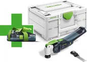 Narzędzia wielofunkcyjne - Festool Akumulatorowe urządzenie wielofunkcyjne OSC 18 E-Basic 577033 1 x Akumulator 4 Ah - miniaturka - grafika 1