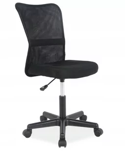 Fotel biurowy, krzesło biurowe Signal Fotel biurowy Q-121 czarny OBRQ121CZ - Fotele i krzesła biurowe - miniaturka - grafika 1