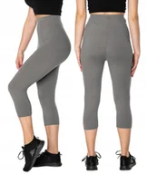 Legginsy - Duże Legginsy Getry Damskie Bambusowe 715-7 r 4XL - miniaturka - grafika 1