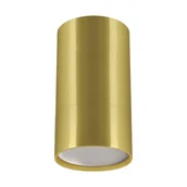 Lampy sufitowe - Sufitowa lampa Puzon 04241 Ideus rurka do salonu metalowa złota - miniaturka - grafika 1