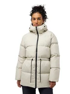 Kurtki damskie - Jack Wolfskin Kurtka puchowa "Kirschallee" w kolorze kremowym - miniaturka - grafika 1