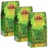 Herbata - Basilur- Green Valley Zielona Herbata Cejlońska Wysokogórska, 100G X3 - miniaturka - grafika 1