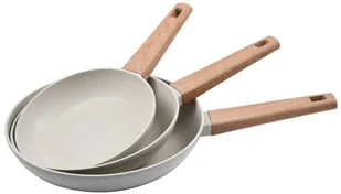 ZESTAW 3 PATELNI MARMURKOWYCH BERGNER BG-34741 NATURALLY - Zestawy garnków i patelni - miniaturka - grafika 1