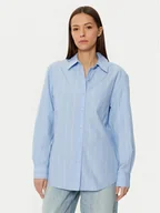 Koszule damskie - Calvin Klein Koszula K20K207670 Błękitny Regular Fit - miniaturka - grafika 1