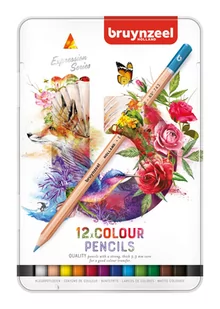 Bruynzeel/sakura Bruynzeel Expression Colour Kredki 12 kol 60312012 - Kredki, ołówki, pastele i pisaki - miniaturka - grafika 1