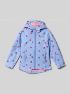 Kurtka softshell o kroju regular fit z odblaskowymi elementami - Kurtki i płaszcze dla dziewczynek - miniaturka - grafika 1