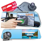 Kamery cofania - Kamera Samochodowa Wideorejestrator Kamera Cofania Wideo Rejestrator Dotyk - miniaturka - grafika 1