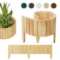 Ogrodzenia - PŁOTEK OGRODOWY, palisada, obrzeże trawnikowe Rollborder 100 x 40 cm Naturalny - miniaturka - grafika 1