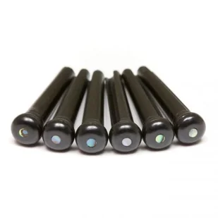 graph tech Graph Tech GT PP 2182 00 tusq Bridge Pins Martin (2 MM, 6 sztuka) Paua Dot Czarny PP-2182-00 - Części gitarowe, konserwacja gitary - miniaturka - grafika 1