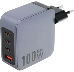 Forcell F-Energy Ładowarka Sieciowa GaN - 100W z portami: 3x USB C i USB A z ładowaniem PD i QC 4.0 - Akcesoria do smartwatchy - miniaturka - grafika 1