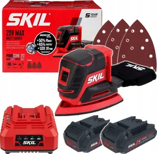 SKIL SANDER MULTI CORDLESS 3715CA 20V BL - Szlifierki i polerki - miniaturka - grafika 1