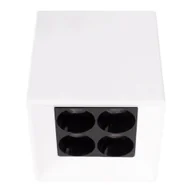 Lampy sufitowe - Sufitowa lampa kostka X-LINE C0251 Maxlight LED 5W 3000K do kuchni biały czarny - miniaturka - grafika 1