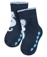 Koszulki i topy damskie - FALKE Unisex Baby Seahorse skarpety stoper niebieski niebieski (Royal Blue 6115) 80-92 - miniaturka - grafika 1