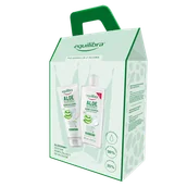 Zestawy kosmetyków damskich - Zestaw Equilibra Aloe, nawilżający szampon aloesowy, 265 ml + nawilżająca odżywka aloesowa, 200 ml - miniaturka - grafika 1