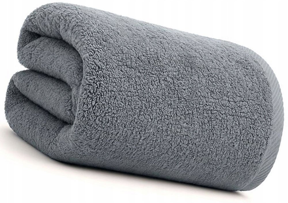 RĘCZNIK FROTTE KĄPIELOWY 50x100 PUSZYSTY MIĘKKI ZAWIESZKA 500g Szary