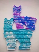 Zabawki sensoryczne - Lama alpaka zabawka Popit pop it push bubble - miniaturka - grafika 1