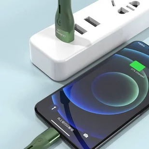 Dudao kabel USB Typ C - Lightning 65 W 1 m Power Delivery zielony (L6H green) - Kable USB - miniaturka - grafika 6