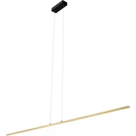 Lampy sufitowe - Amplex Ebora lampa wisząca 8x12W czarna/złota 8247 - miniaturka - grafika 1
