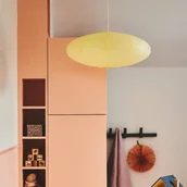 Oprawy, klosze i abażury - Nordlux Papierowy klosz Villo 60 Ø 60 cm, wysokość 25 cm, żółty - miniaturka - grafika 1