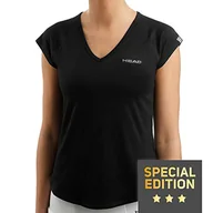 Koszulki i topy damskie - HEAD HEAD Damska Head, Janet T-shirt Special Edition, biała odzież wierzchnia czarny czarny XL 814559 - miniaturka - grafika 1
