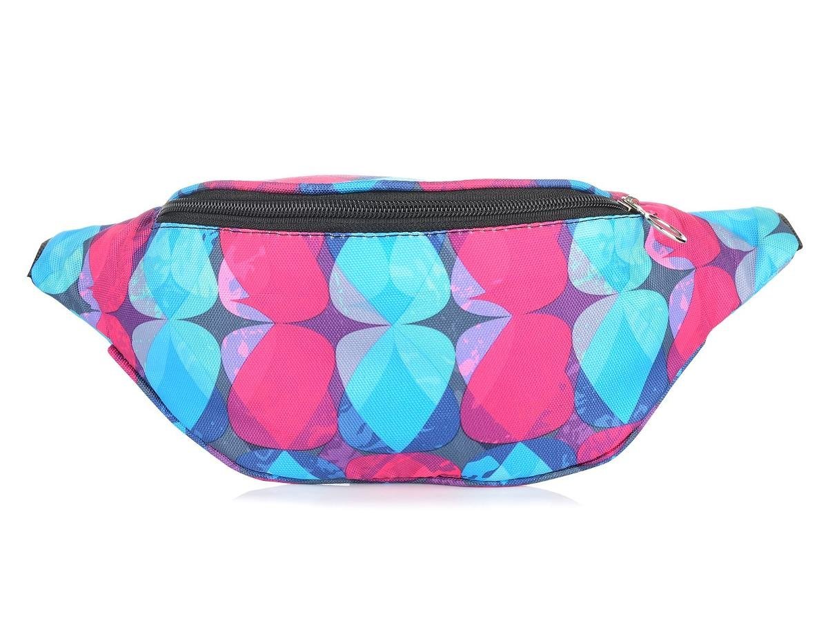 Krateczka, Saszetka/nerka, 004, różowo-niebieska