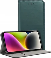 Etui i futerały do telefonów - OEM Kabura SMART MAGNETO do XIAOMI Redmi 13C 4G / 13C 5G / POCO C65 ciemnozielony - miniaturka - grafika 1
