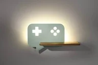 Lampy ścienne - Candellux Lampa Console Kinkiet Ścienny 5W Led Iq Kids Miętowy 21-75680 - miniaturka - grafika 1
