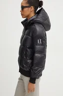 Kurtki damskie - Armani Exchange kurtka damska kolor czarny zimowa XW000228 AF10860 - miniaturka - grafika 1
